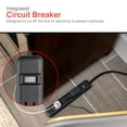 thumbnail image 5 of Power Strip GE de 6 salidas, 1,8 m, con cable de extensión de 6 pies, negro, 5 of 5