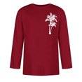 thumbnail image 4 of Qiopertar Liquidation à Moins de 5$ Hommes Imprimé Col Rond Mode Décontractée Manches Courtes Blouses Chemises en Liquidation Accès Anticipé Offres, 4 of 4