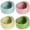 Blue+Pink+Yellow+Green, variant on 1-4PC Ceramic Hamster Bowl No Spill No Turnover Small Animal Food Dish Feeder for Hedgehog Guinea Pig Rodent Gerbil Cavy Mice Rabbit Squirrel Reptile Durable Feed Station