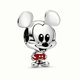thumbnail image 1 of Real 925 Disco De Plata Esterlina 100 Aniversario Donald Duck Love Charms Beads Fit Pandora 925 Pulseras Originales Fino DIY Joyería Regalos, 1 of 4