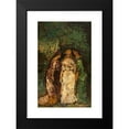 thumbnail image 2 of Adolphe Monticelli 13x18 Black Modern Framed Museum Art Print Titled - Three Women Under Trees (1870-1880), 2 of 5