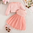thumbnail image 4 of MEZZALL Girls Outfits Sets Autumn Winter Long Sleeves Fashion 2PCS Toddler Dress With Jacket Casual Party School Outfits For Dailywear Stylish / 4-5 Years, 4 of 9