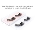thumbnail image 2 of Lashes False Eyelashes - Eye Lashes Mink Lashes 5 Pairs 6D Lashes Pack Fluffy Lashes Fake Eye Lashes Natural Look Wispy Eyelashes Strip Lash Faux False Eyelashes Extensions Kit | 001-15mm, 2 of 13