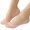 47# Light pink, variant on Women Peep Toe Liner Socks No Show with Nonslip Heel Grip Black