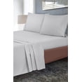 thumbnail image 2 of Royale Linens 2 Pack Bulk Flat Sheet Set - Top Sheets - Soft 1800 Microfiber - Wrinkle & Stain Resistant - for Hotel, Massage Table, Hospital, Dorm - King Flat Sheet Sold Separately (King, Navy), 2 of 9