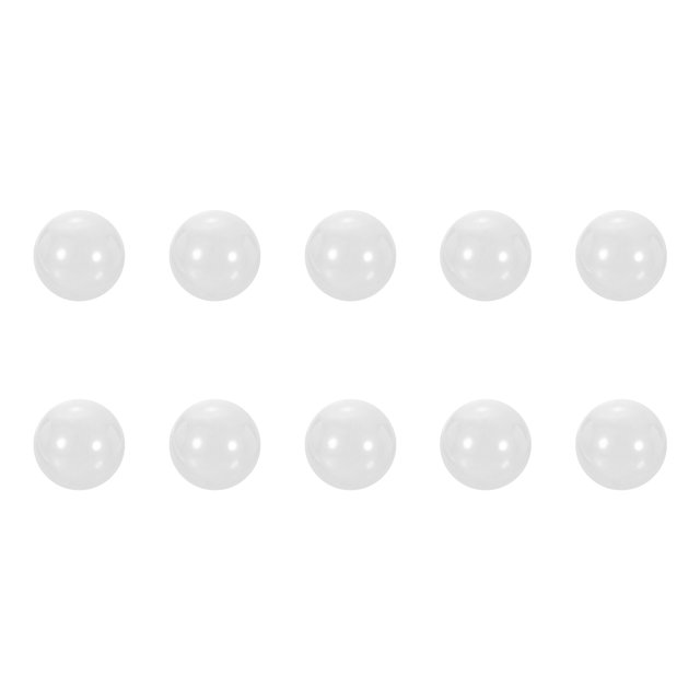 10 piezas de bolas de rodamiento de cerámica de 4.763 mm 3/16" ZrO2 óxido de zirconio bolas sólidas G5 bolas de precisión, blancas