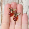 thumbnail image 4 of Mortilo Gift Drop Earrings Jewelry Bee Drop Retro Woman Earrings Amber Exaggerated Earrings(Earrings), 4 of 6
