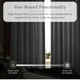 thumbnail image 5 of Kotton Culture Double Pinch Pleat Butterfly Curtains Thermal Insulated Room Darkening Blackout Curtains for Window, Sliding Door, Patio Door, Home, Office, Nursery (1 Panel, 42x45, Butterfly), 5 of 6