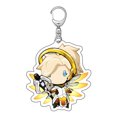 thumbnail image 3 of Game Overwatch Keychain OW DVA Gabriel Reyes Reaper Lúcio JunkRat JAMISON FAWKES Cosplay Cartoon Figure Pendant Car Key Ring tzw, 3 of 6