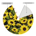 thumbnail image 2 of Yiaed Sunflowers In Vintage Print Christmas Tree Skirt , Tree SkirtsTree Mat for Christmas Winter Holiday Indoor Decorations-36", 2 of 7