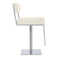 thumbnail image 3 of Armen Living Michele Modern Stainless Steel Swivel Barstool in Chrome, 3 of 8