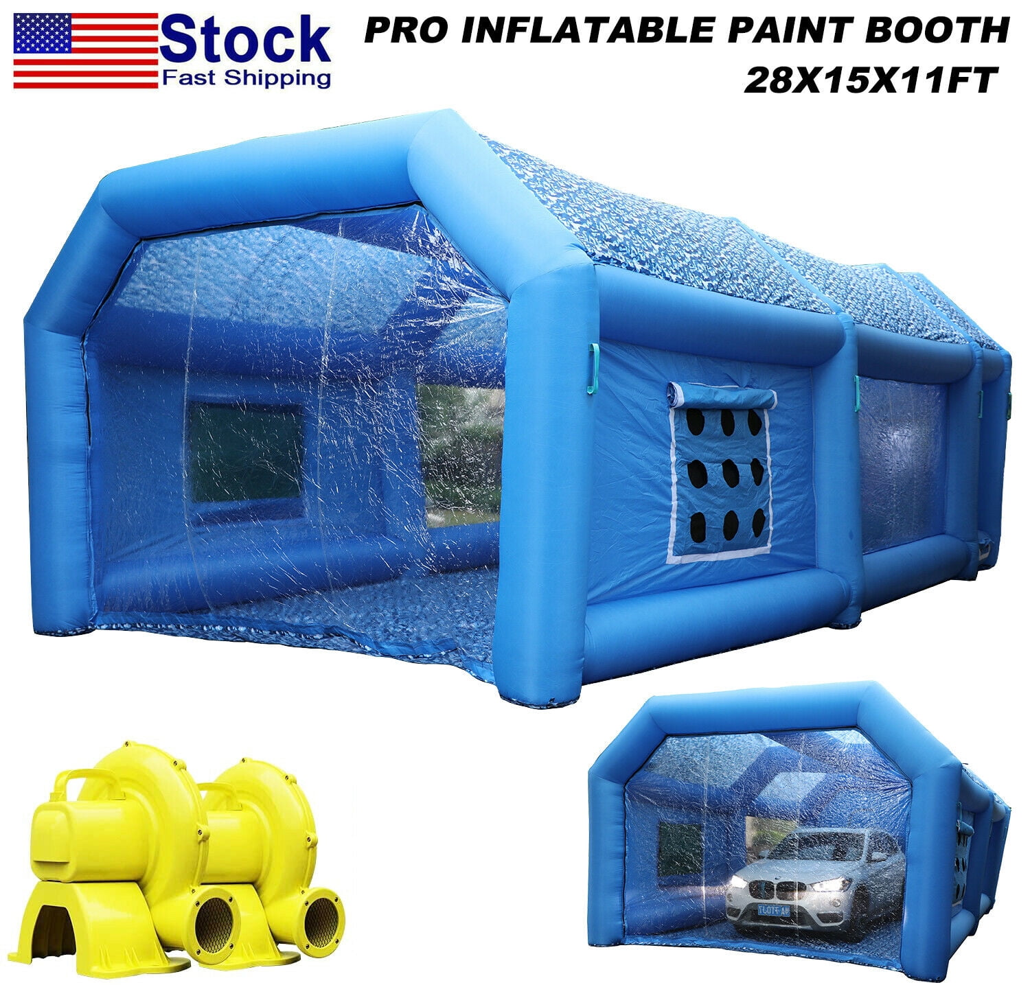 Spray Booth (9x6x5.5 ft) - Portable Paint Booth Tent – Manram Tools