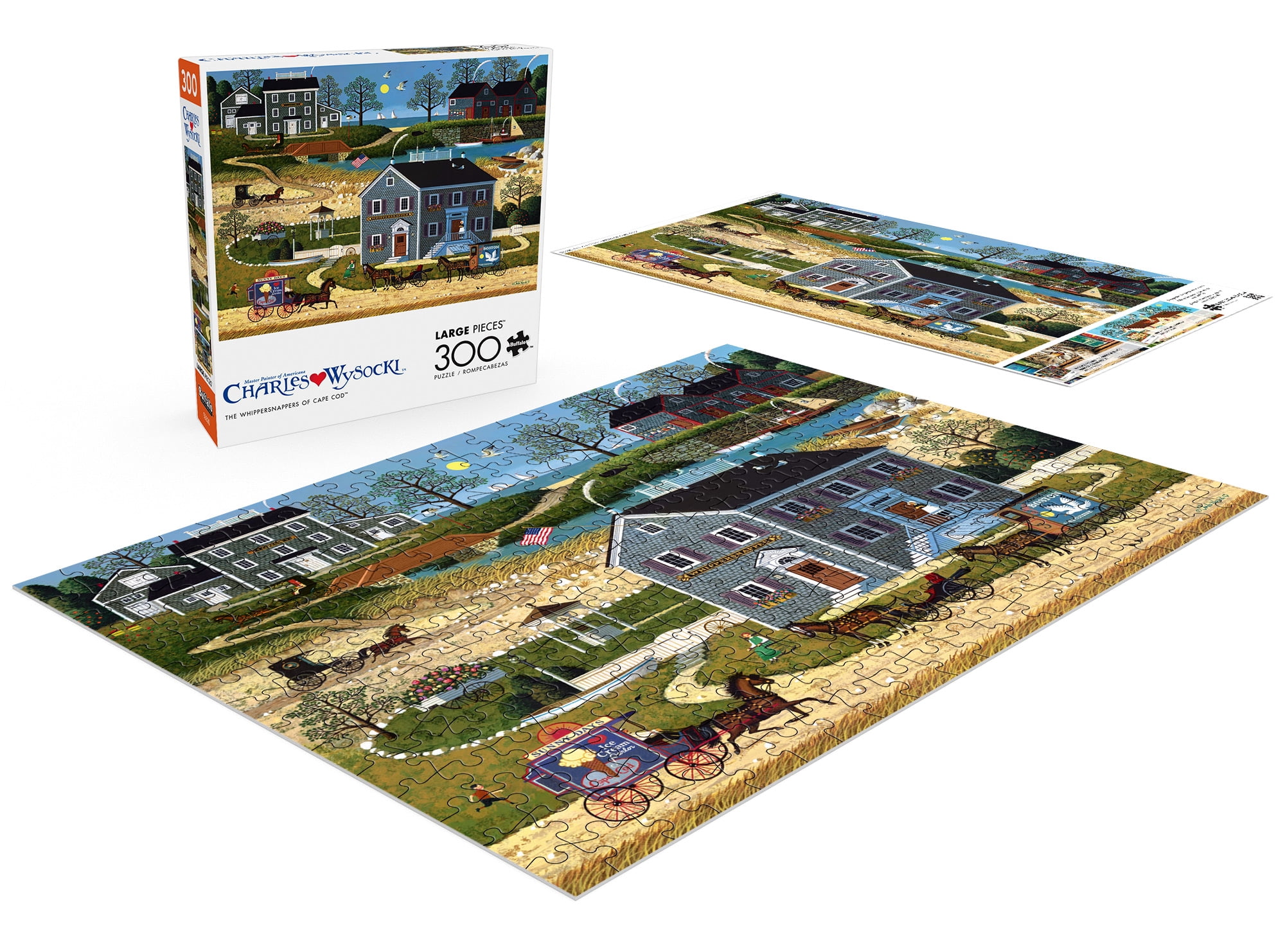 Buffalo Games The Whippersnappers of Cape Cod 300-Piece 21.25 x 15-Inch Interlocking Jigsaw Puzzle for Adults Ages 14+