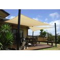 thumbnail image 5 of Sun Shade Sail Sun Protection Rectangle Awning Canopy 96.5% UV Block Waterproof for Outdoor Garden Patio Party With Free Rope,2.4 * 3m,Sand, 5 of 5
