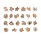 thumbnail image 5 of Set 276pcs Pegatinas Scrapbooking Suministros Adhesivo Planificador Afortunado Sencillez, 5 of 5