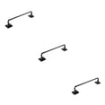 thumbnail image 4 of Toystoory Barra de toalla, ducha, cocina, baño, pared, estante de baño, estante de barra, soporte extraíble para el hogar, colgador de Hotel, negro, Negro 34cm 3piezas Toystoory CBP047451, 4 of 6