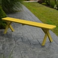 thumbnail image 1 of A &amp; L Furniture Yellow Pine Cross Legged Picnic Table with 2 Benches, 1 of 2