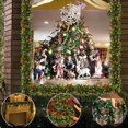 thumbnail image 3 of Christmas Garland with Pinecones Red Berries Christmas Decoration Garland Rattan, 3 of 8