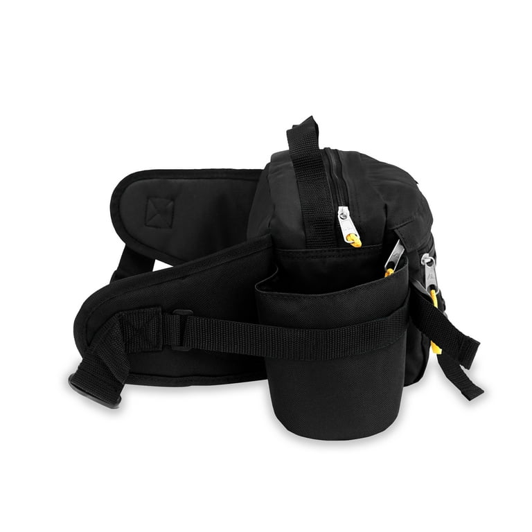 Everest Dual Bottle Insulated Unisex Waist Pack, Black - Walmart.com