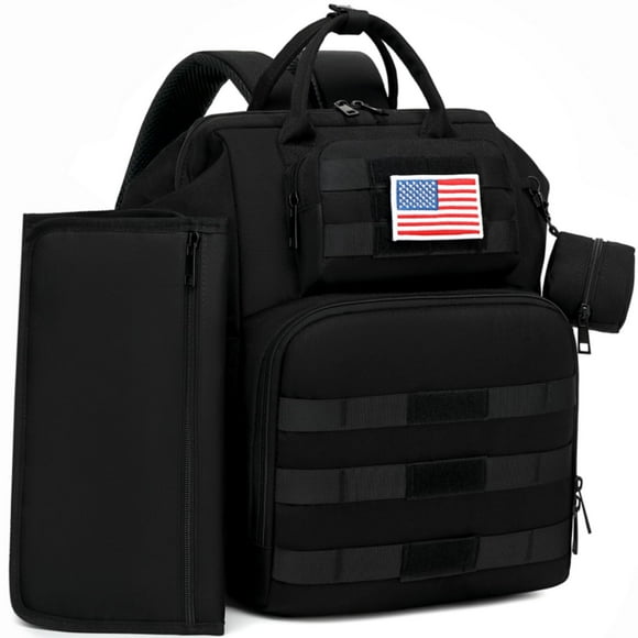 Mochila para Pañales ROSEGIN de 35L Resistente al Agua Negra