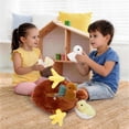 thumbnail image 7 of Tezituor 7Pcs Chicken Stuffed Animals 14.17'' Stuffed Hen with Baby Chicks, Eggs, and Nest House Plush Farm Stuffed Animals, 7 of 7