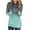 Green, variant on KISSMODA Womens Cute Kangaroo Pocket Sweatshirt Long Sleeve Hoodies Pullover Block Tops Hooded Drawstring Tunic Tops