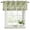 Lemon Green Light Purple, variant on 2 Pack Valances for Window, Dark Sage Green Botanical Short Curtains for Kitchen Bedroom Living Room, Spring Floral Summer Botanical Retro Small Window Treatment Valance Drapes 42 x 12 Inch