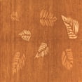 thumbnail image 1 of Ahgly Company Indoor Square Abstract Orange Contemporary Area Rugs, 8' Square, 1 of 1