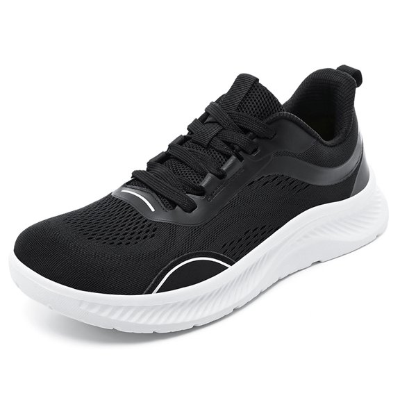 Men's Wide Toe Running Shoes, Breathable Lightweight Athletic Sneakers with Cushioned Sole for Walking, Training, Hiking and Everyday Wear