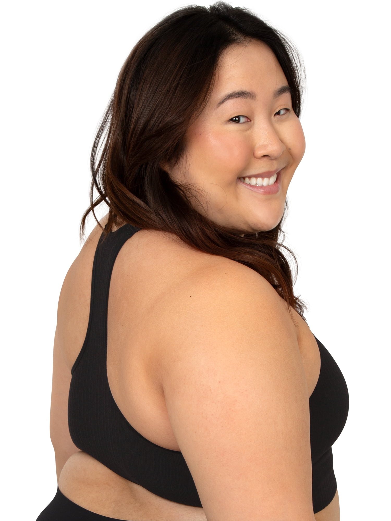 Fresh by Fruit of the Loom Juniors So Sporty Seamless Racerback Crop Top, Style FR137W, Sizes XS to 3XL