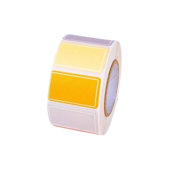 Self-Adhesive Colorful Label Stickers, 500-Pack Waterproof Round Dot Labels for Kitchen Office School Organization
