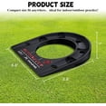 thumbnail image 4 of MAZEL Golf Putting Cup Hole Accuracy Trainer - Anodized Milled Aluminum Alloy Putting Training Aid for Indoor Outdoor Practice, with Carry Bag, 4 of 7