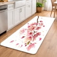 thumbnail image 4 of Sakura Pattern Flannel Doormat, Non-Slip Rubber Backing, Machine Washable, Indoor Outdoor Rug for Bedroom Bathroom Kitchen Porch Entryway Pet Mat, 4 of 10