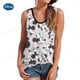 thumbnail image 1 of Women Summer Disney Mickey Mouse Print Vest Tops Sleeveless Bustier Soft Elastic Washable Wear-resistant Vest Crop Top SeamlessXXL Gao Jinjia LED, 1 of 2