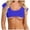 Blue, variant on Crop Top For Women Short Sleeve Cropped Sleeveless Vest Solid Scoop Neck Tank Lingerie Mini Tops Sky Blue S
