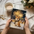 thumbnail image 3 of Corgi Happy New Year 2026 with Fireworks on New Year's Eve Spiral Bound Journal Welsh Corgi Dog Lover Gifts Idea 5x7in Spiral Notebook - 12022, 3 of 5