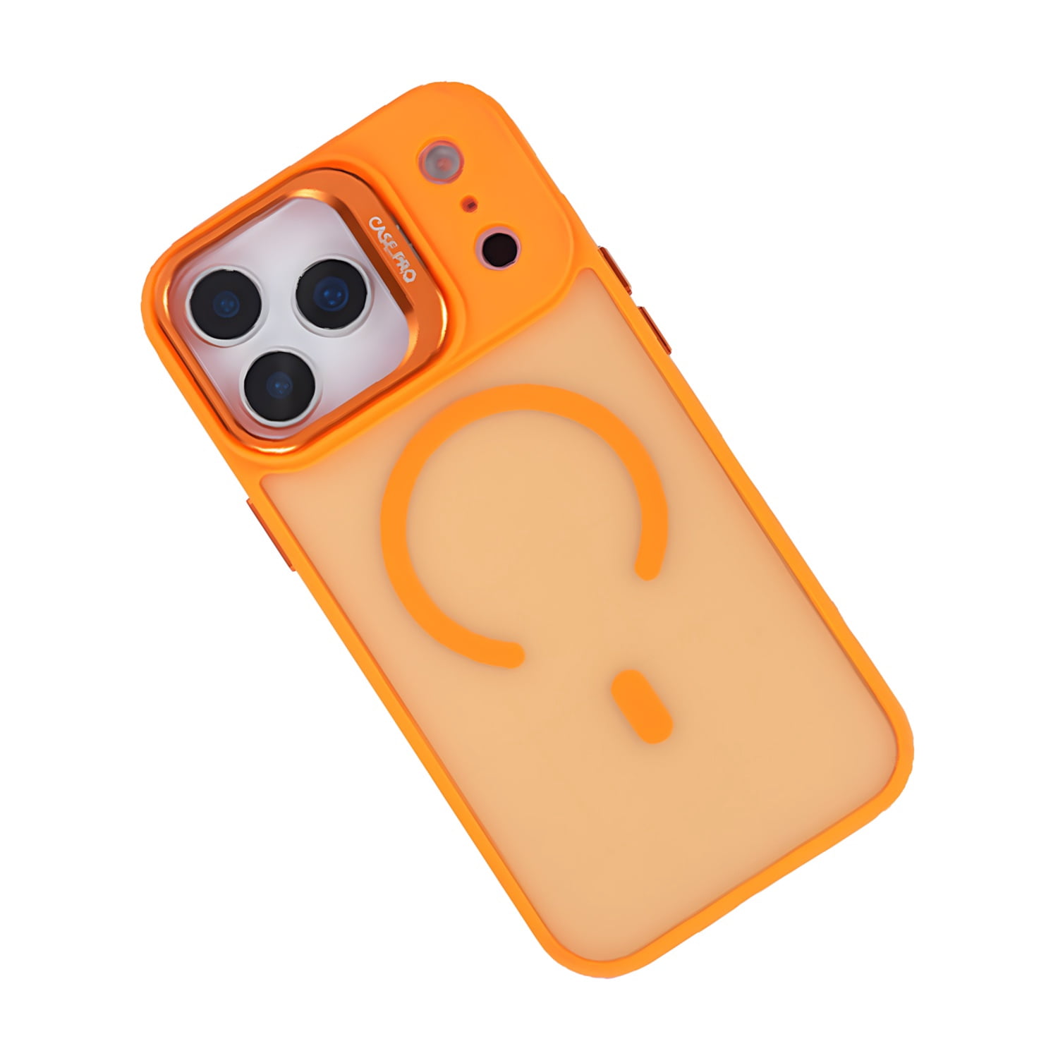 Sturdy Magsafe Camera Stand Case for iPhone 17 Pro - Orange