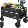 thumbnail image 1 of Carrito Utilitario Plegable ROSONG Carro Plegable Negro Resistente 120L, 1 of 7