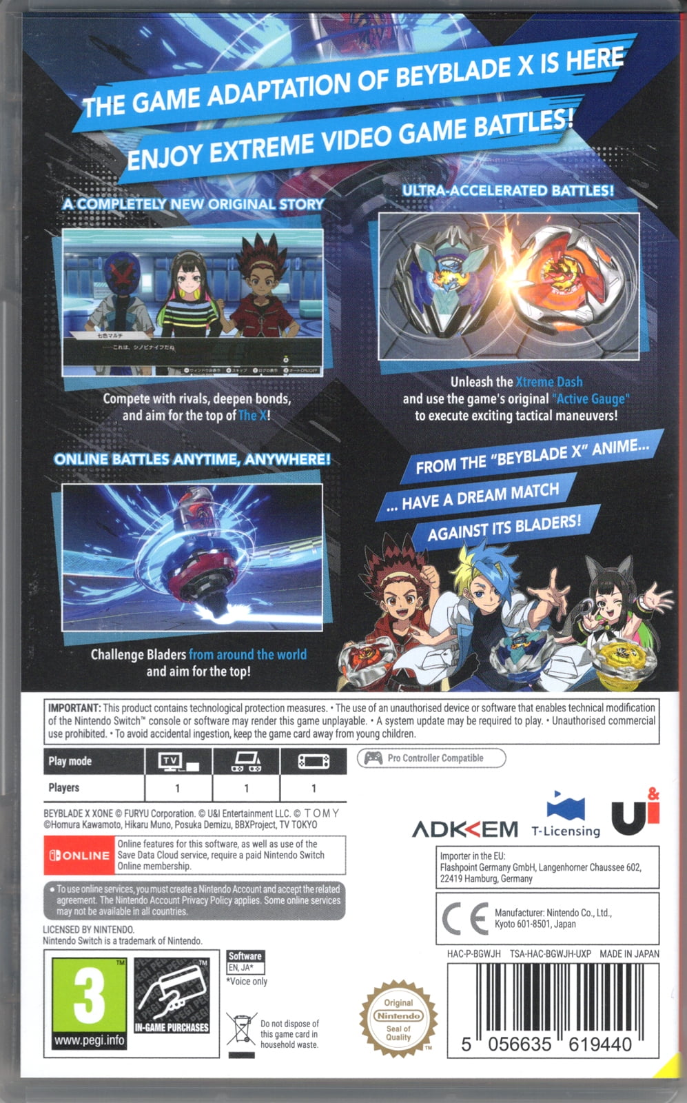 Beyblade X: XONE for Nintendo Switch™