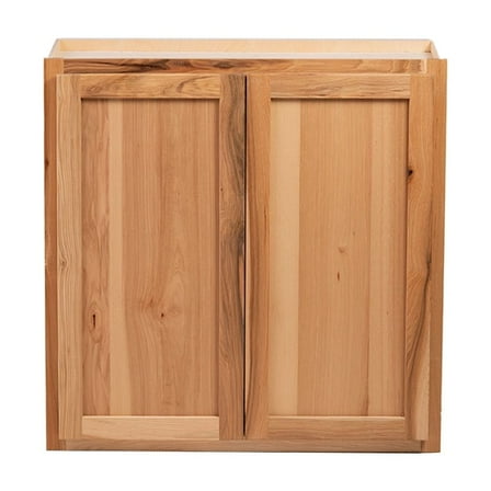RTA Cabinets USA Hickory Clear Coat 2 Door Wall Cabinet | 36"Wx42"Hx12"D
