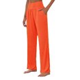 thumbnail image 2 of Lmnyox Wide Leg Joggers for Women Soft Stretchy High Waist Workout Lounge Pants with Pocket Athletic Trousers, 2 of 6