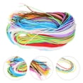 thumbnail image 2 of CIMAXIC 200pcs Colorful Braided Rope PVC Braided Wire Plastic DIY Braided Rope DIY Braided String,39.37"X0.07"X0.07", 2 of 4