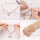 thumbnail image 4 of 12 Piezas Pulseras de Cadena Cadenas de Pulsera de Eslabones Chapados en Metal de Aleación con Cierres de Palanca OT para Hombres Mujeres Charm Fabricación de Pulseras de Joyería Minimalista, 4 of 6