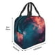 thumbnail image 3 of Disketp Cosmic Paint Swirl for Insulated Lunch Bag for Women and Men, Perfect for Work, Hiking, Picnic, 3 of 8