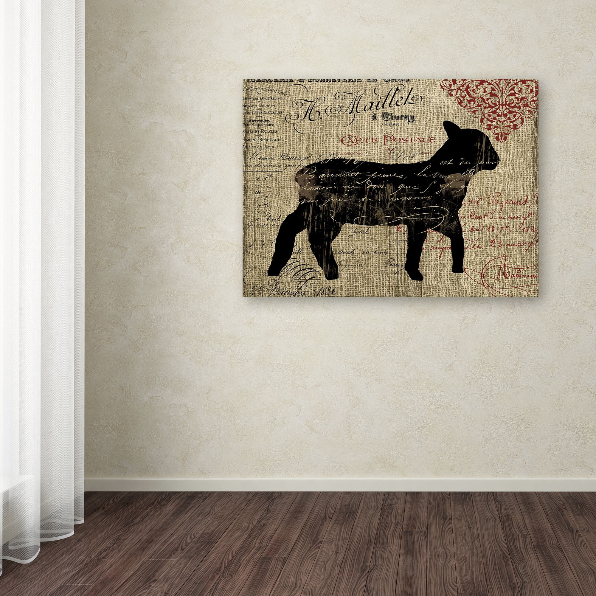 Trademark Fine Art "Paris Farms III" Canvas Art by Color Bakery