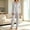 Gray, variant on 2 Piece Pajamas for Women Set Long Sleeve Satin Lapel Collar Button Down Pajama Set Loose Wide Leg Pants Comfy Soft Pajamas for All Seasons Loungewear Sleep Wear XL Size