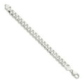 thumbnail image 2 of Primal Silver Sterling Silver 10.5mm Domed Curb Chain Bracelet, 2 of 2