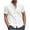 White, variant on fartey Casual Cotton Linen Shirts for Men Roomy Comfy Stand Collar Tops Breathable Fitted Button Down Summer Tshirt Lightweight Soft Short Sleeve Hawaiian Beach Top