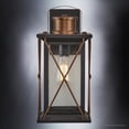 thumbnail image 5 of Luxury Colonial Outdoor Wall Sconce, 16''H x 7.125''W, with Tudor Style Elements, French Country Design, Olde Bronze Finish and Shatterproof Glass, UHP1233, 5 of 6