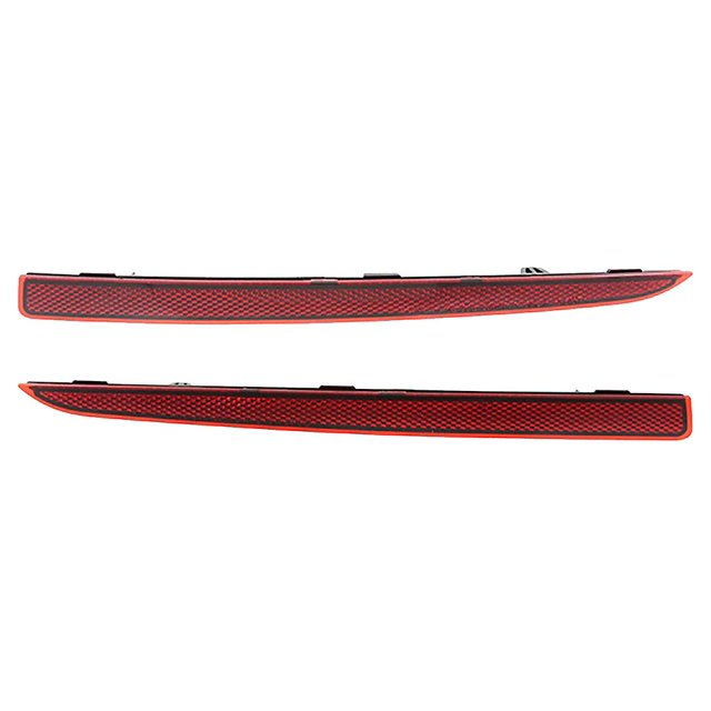 Para MKZ 2013-2020 Reflector de parachoques trasero Lámpara de freno Reflector de luz trasera Luz de freno de estacionamiento Luz antiniebla roja